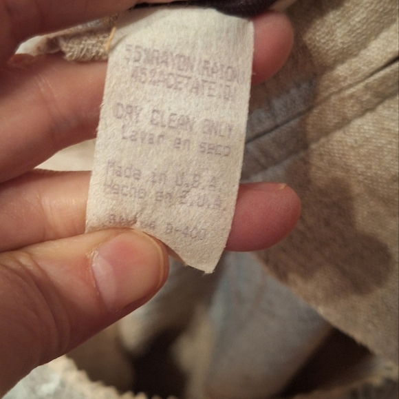 Stunning Vintage CARMIN ACQUARIUM USA MIDI length Dress Embroidery FLAPPER MED - Picture 8 of 8